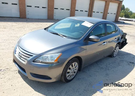 2015 Nissan Sentra S z USA, uszkodzony, nr VIN 3N1AB7AP6FY367201